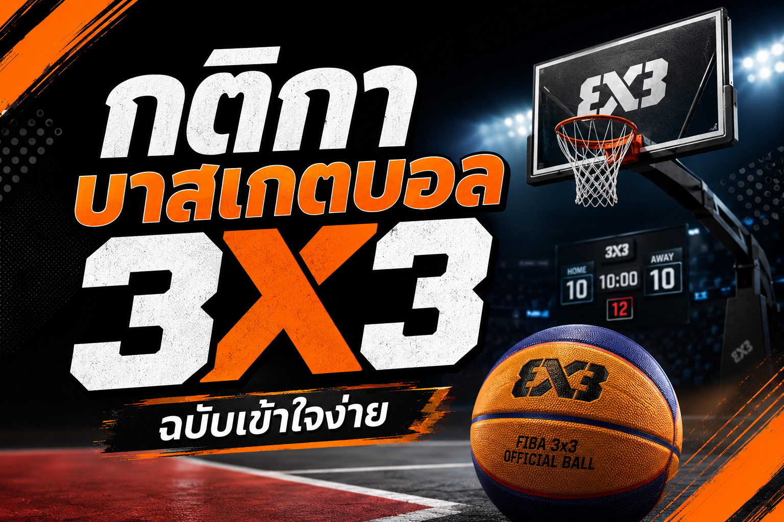กติกาบาสเกตบอล 3X3